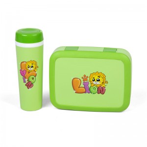 BPA libre y caja de almuerzo de 4 compartimentos para alimentos seguros